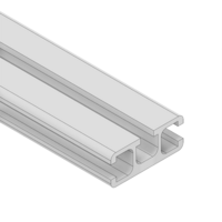 MODULAR SOLUTIONS EXTRUDED PROFILE<br>45MM X 18.5MM 3-SLOTS, CUT TO THE LENGTH OF 1000 MM